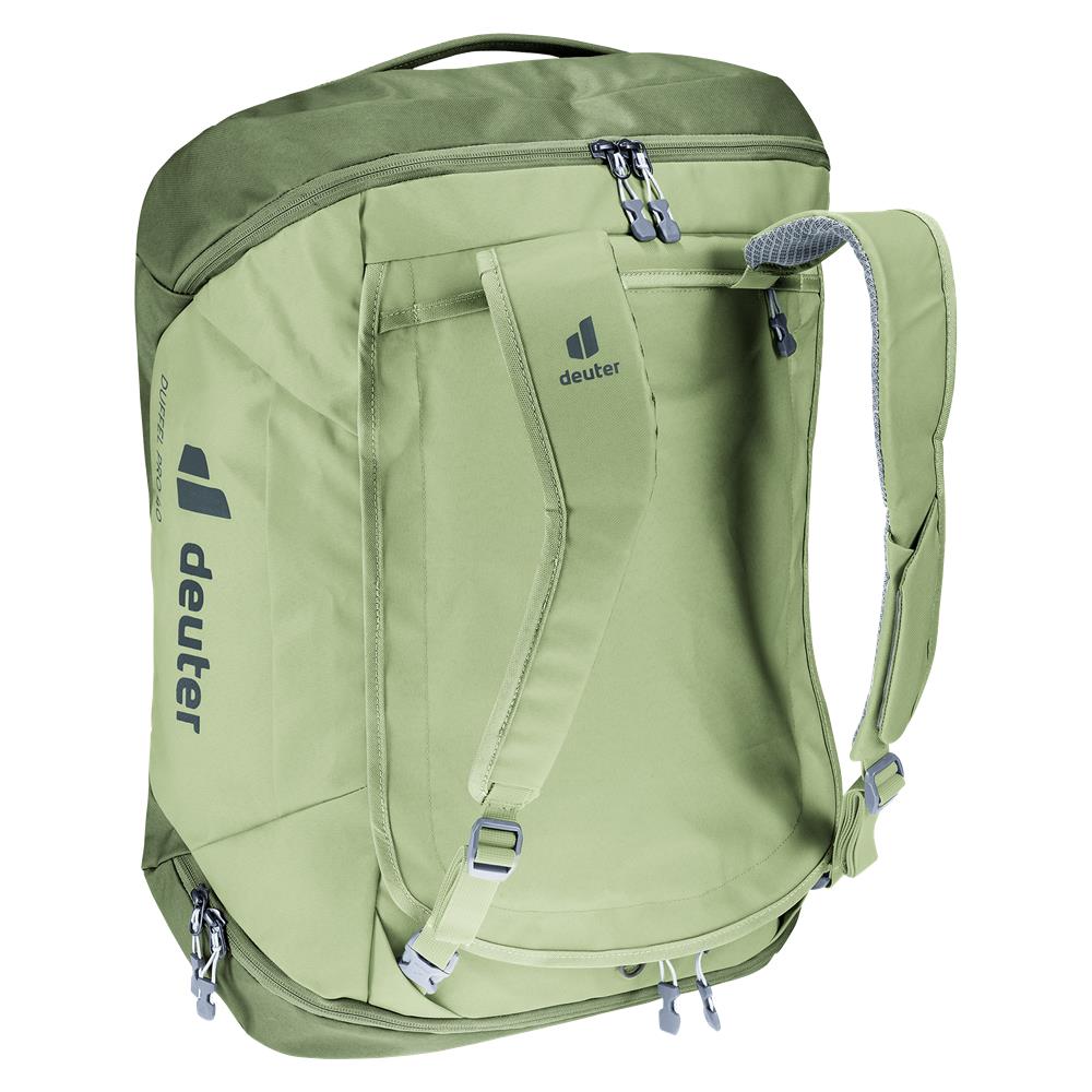 Deuter Duffel Pro 40, Reisetasche, mineral-grove (grün), auch als Rucksack tragbar