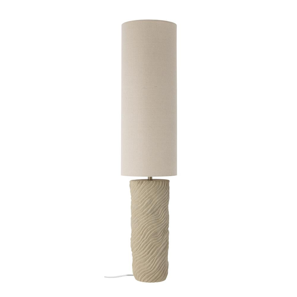 Bloomingville Payah Stehlampe natur H110 cm aus Steingut – Stehleuchte für Wohnzimmer & Schlafzimmer