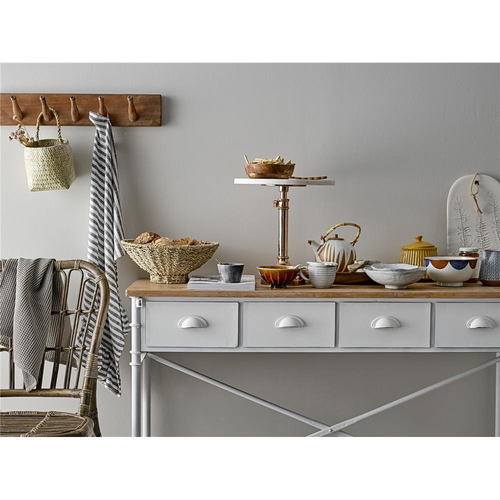 Bloomingville Camellia Schale Porzellan Blau Weiß Schüssel Dänisches Design