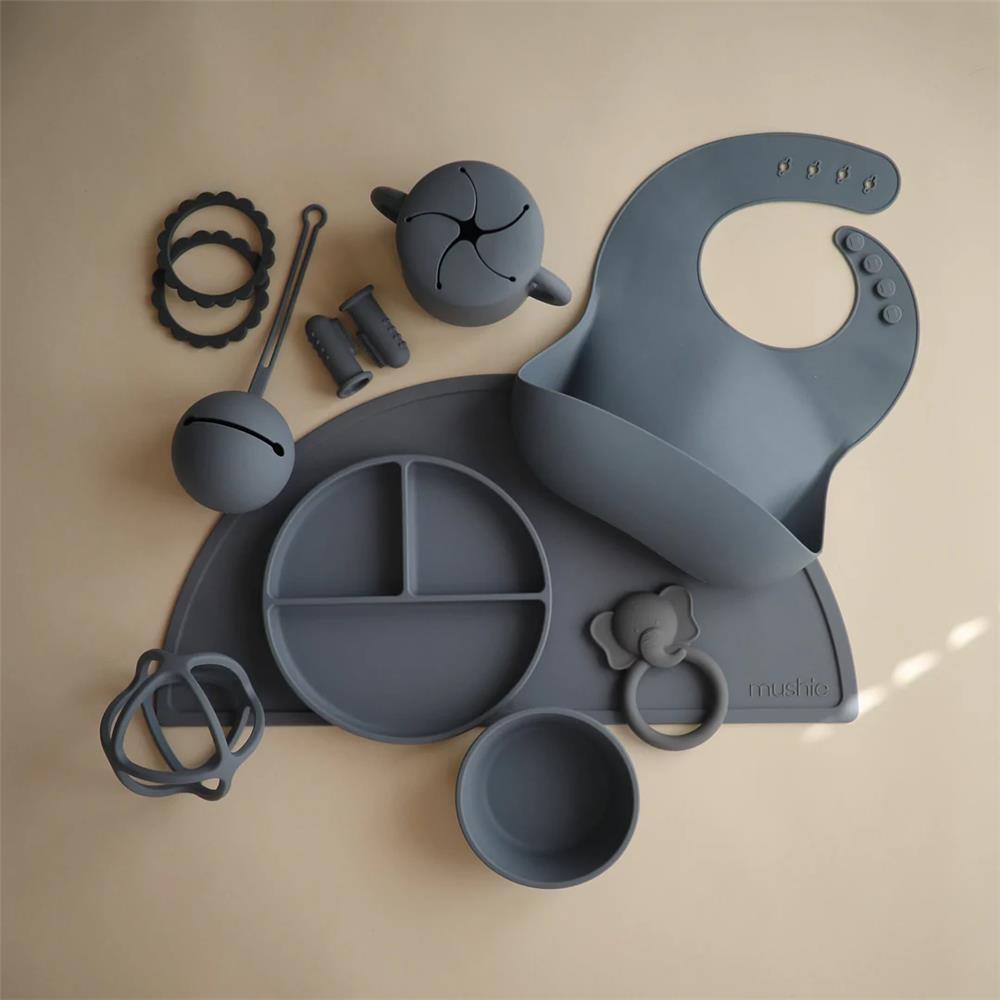 Mushie Snackbecher, Tradewinds, aus Silikon, BPA-frei