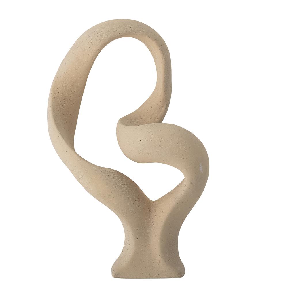 Bloomingville Berhan Dekofigur Skulptur Steingut Natur 40,5 cm Statement-Dekoobjekt