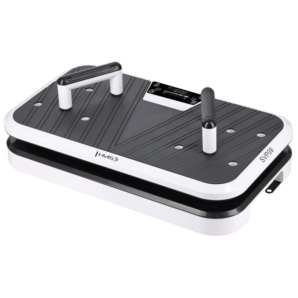Vibrationsplatte mit Liegestützgriffen Bluetooth 150 kg | HMS SVP09