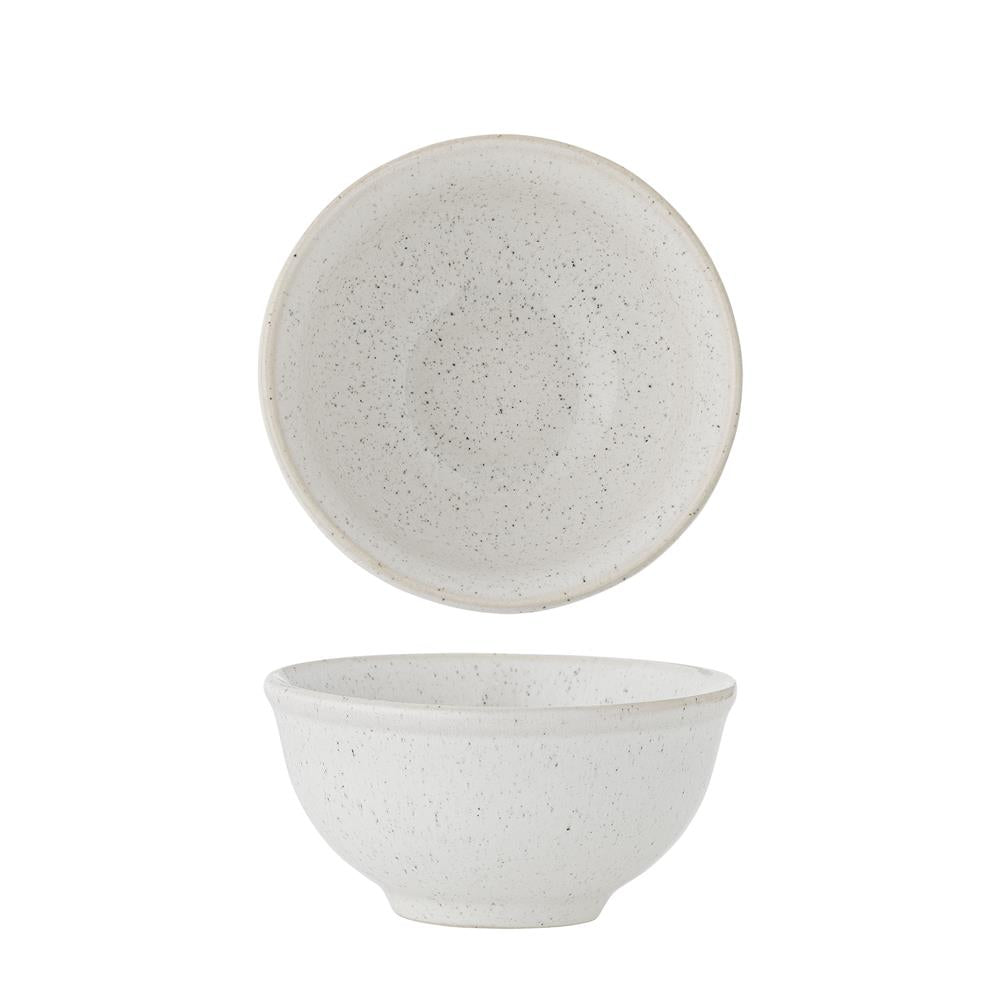 Bloomingville Addison Schale Weiß Steingut 145 ml skandinavisch