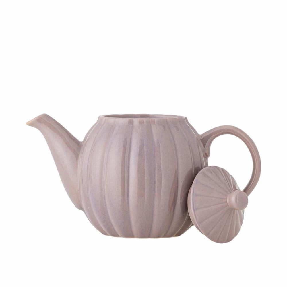 Bloomingville Latina Teekanne, Rose, 1 Liter, Steingut, dänisches Design