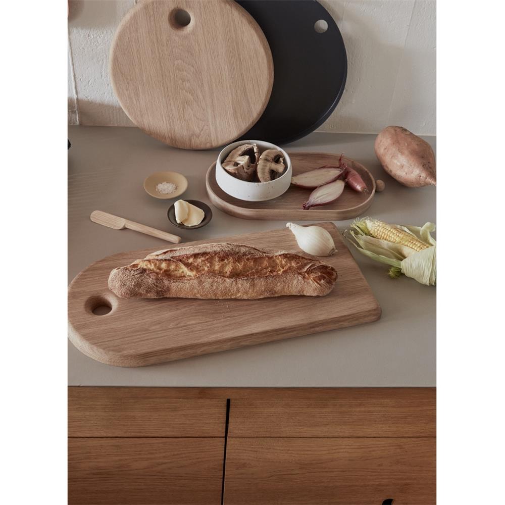 OYOY Yumi Schneidebrett Eichenholz Rund D31,5 cm