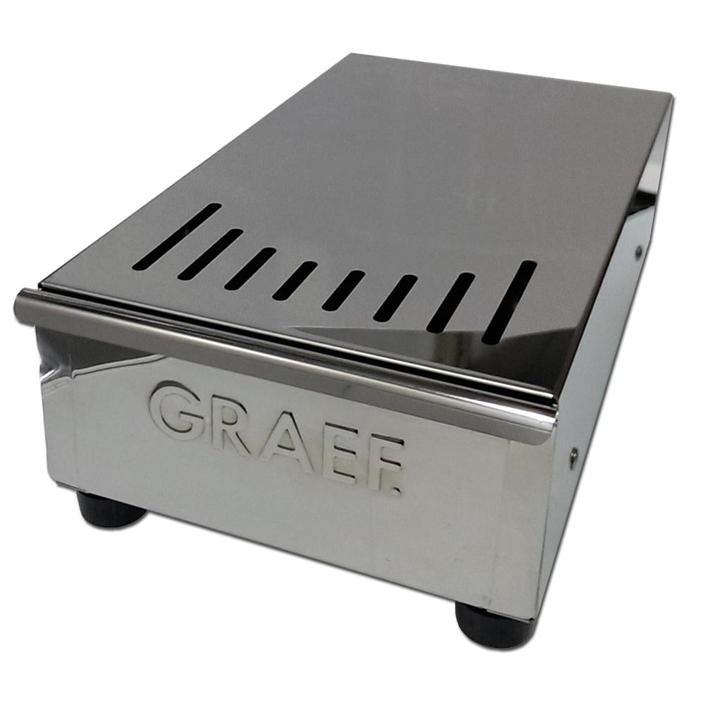 Graef stabile Sudschublade „Pulito“ Edelstahl poliert für Kaffeemühle geeignet