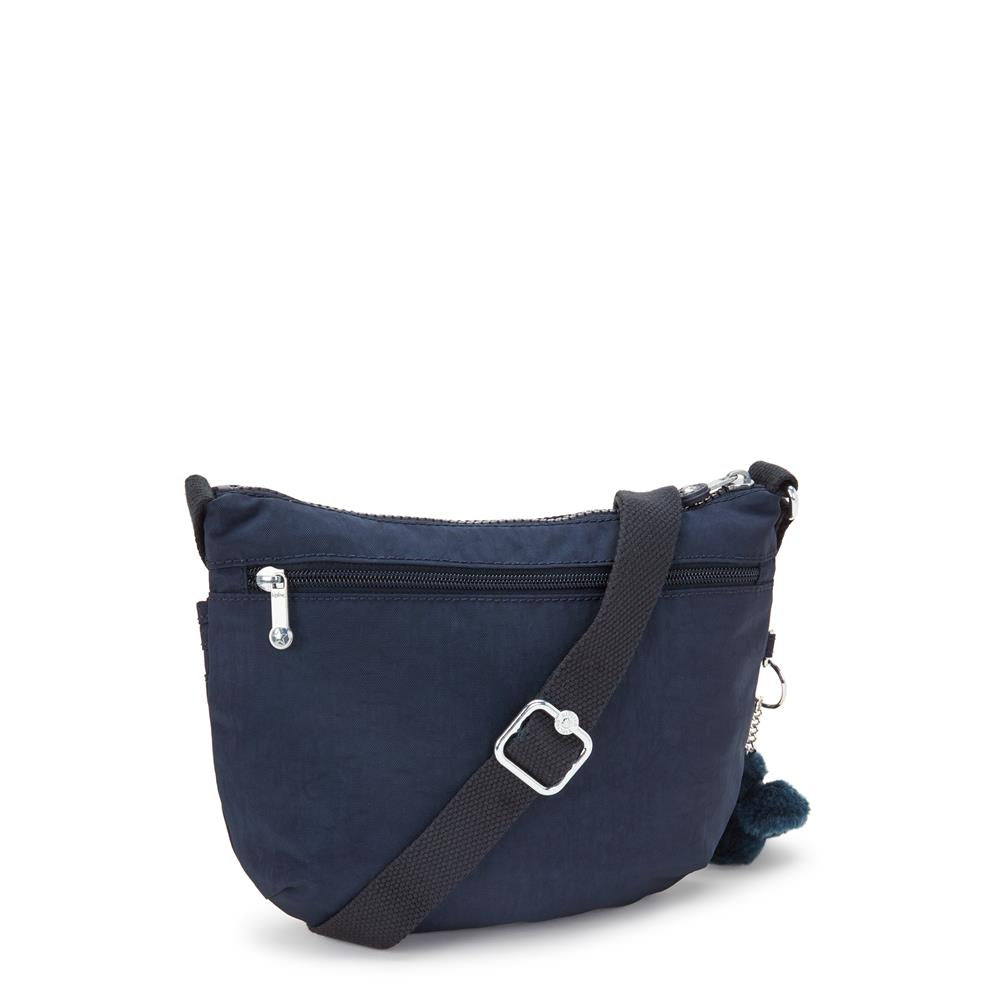 Kipling ARTO S, Kleine Umhängetasche, Blue Bleu 2 (blau), Schultertasche mit Reißverschluss