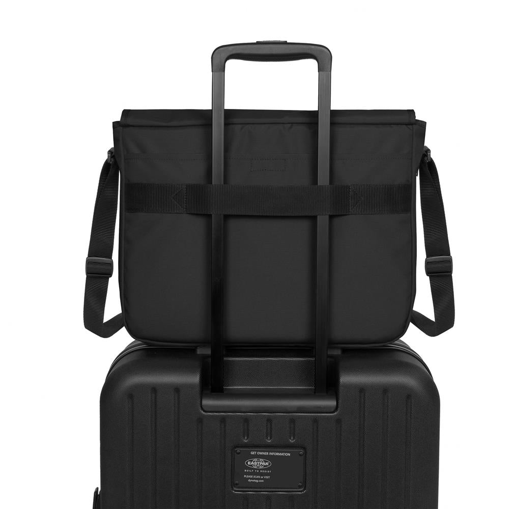 Eastpak DELEGATE +, Umhängetasche, Black (schwarz), 20L, Laptoptasche, Messenger-Tasche