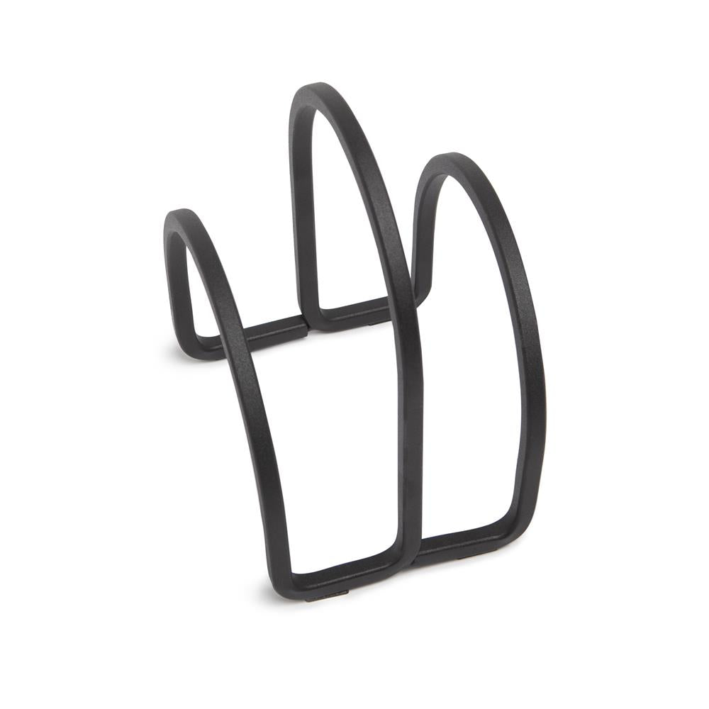 Umbra Squire Serviettenhalter, in Schwarz, gebogenes Metall im eleganten Stil