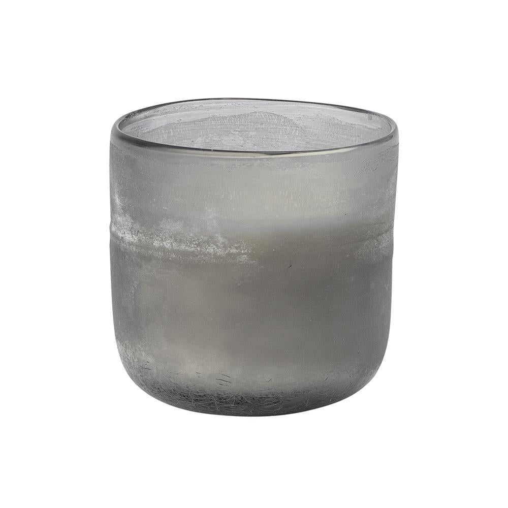 Bloomingville NO. 3 - Santal Fig Duftkerze, Blue, Natürliches Wachs, 390G - 60 Hour - Gift Box - D10xH10,5 cm