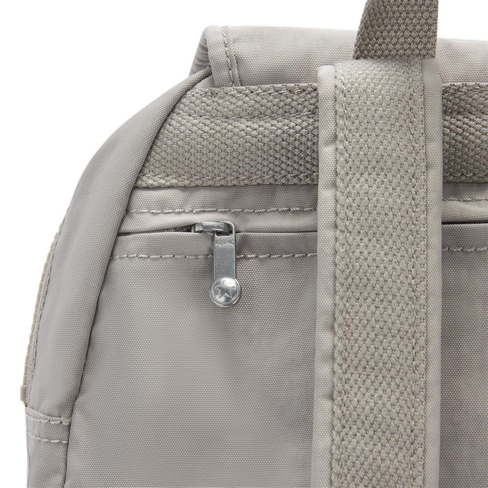 Kipling CITY PACK Medium Rucksack Grey Gris Medium 16 Liter Grau