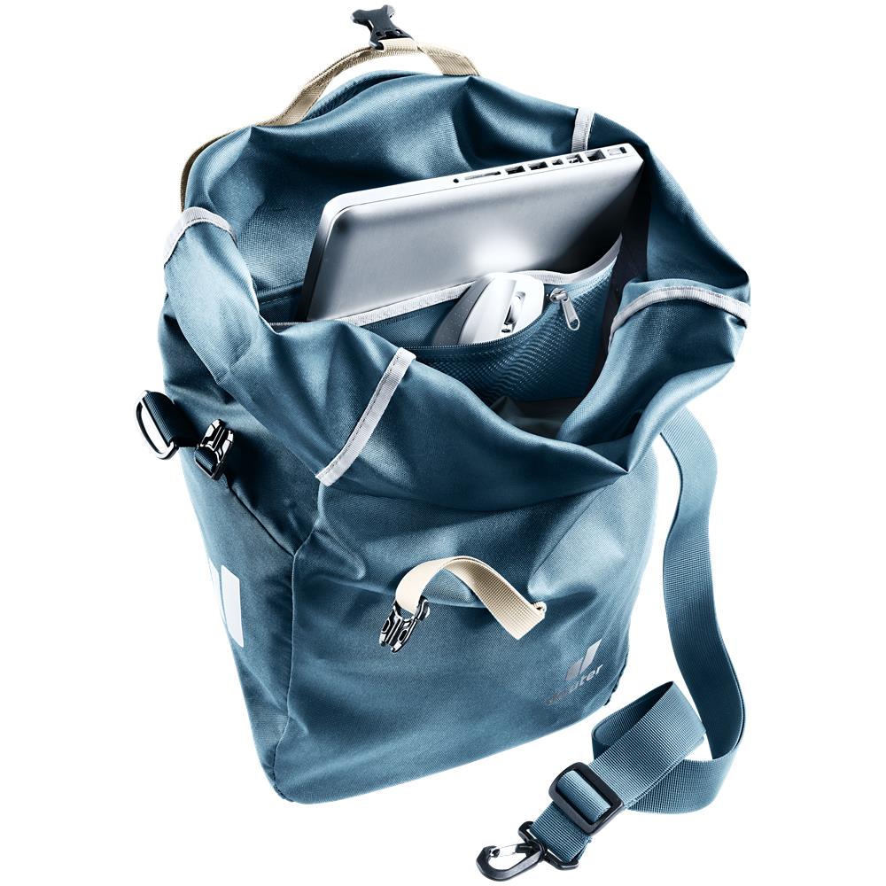 deuter Valbona 20+5, Fahrradtasche, atlantic (blau), 25L, Hinterradtasche