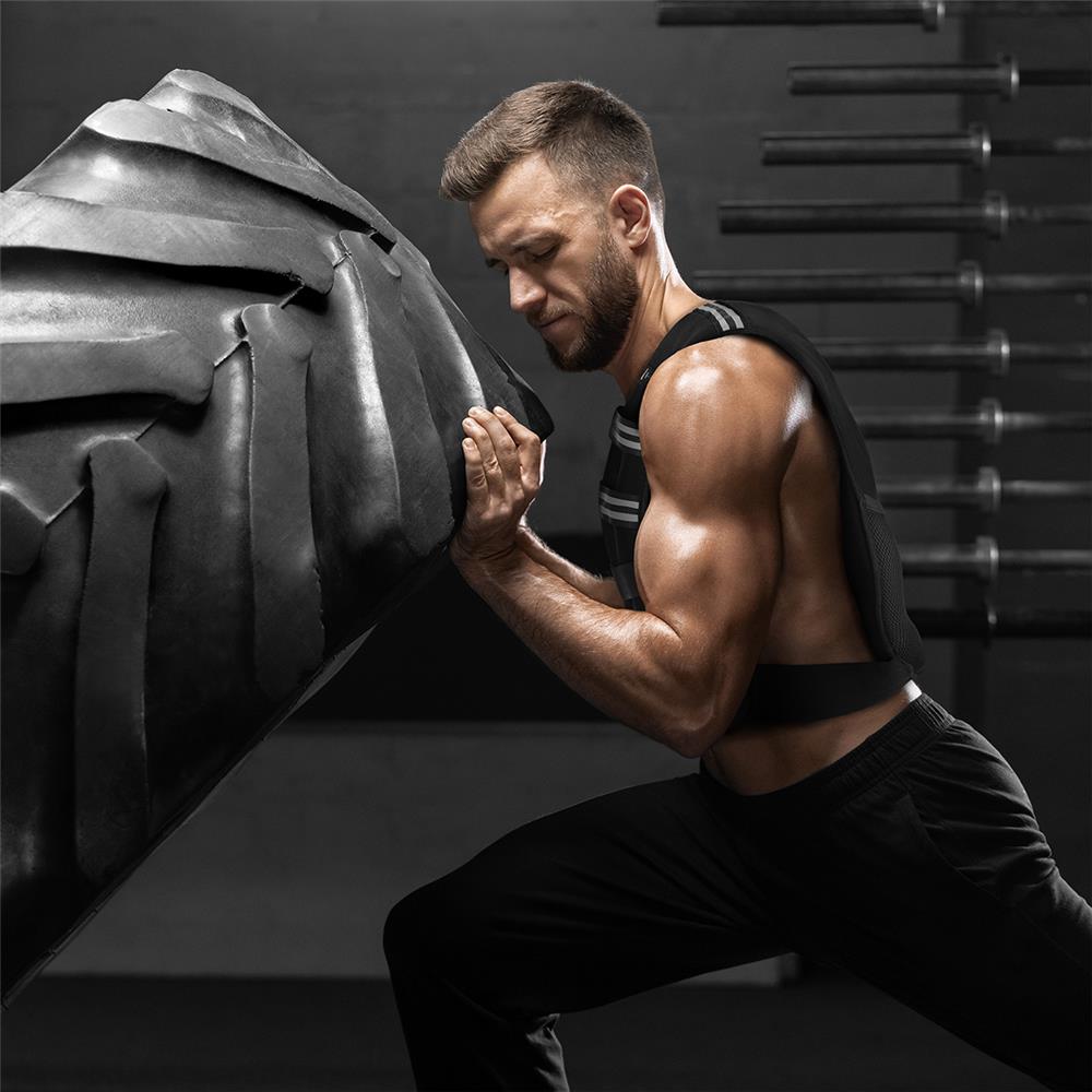 Gewichtsweste 8 kg Trainingsweste Fitnessweste | HMS Premium KTO08
