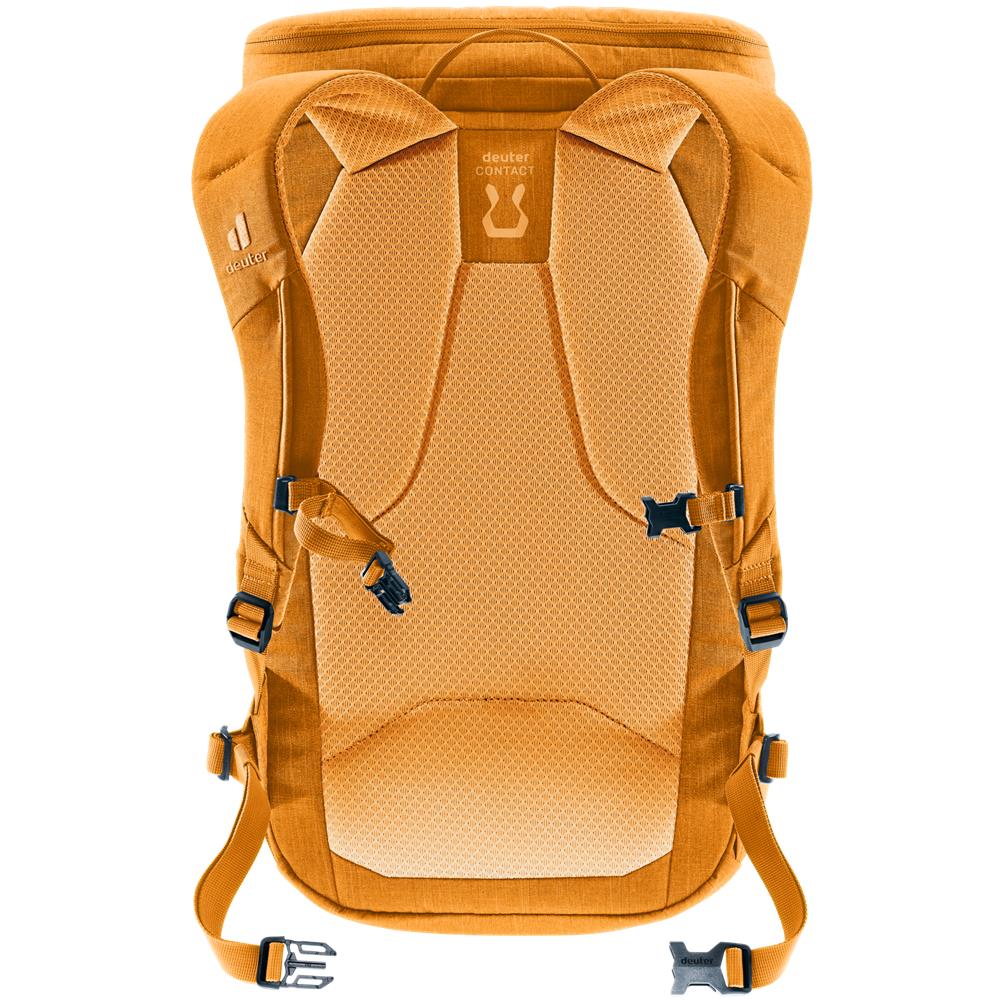 deuter Walker 24, Lifestyle-Rucksack, maple (orange), 24L, mit Flaschenhalter und Laptopfach