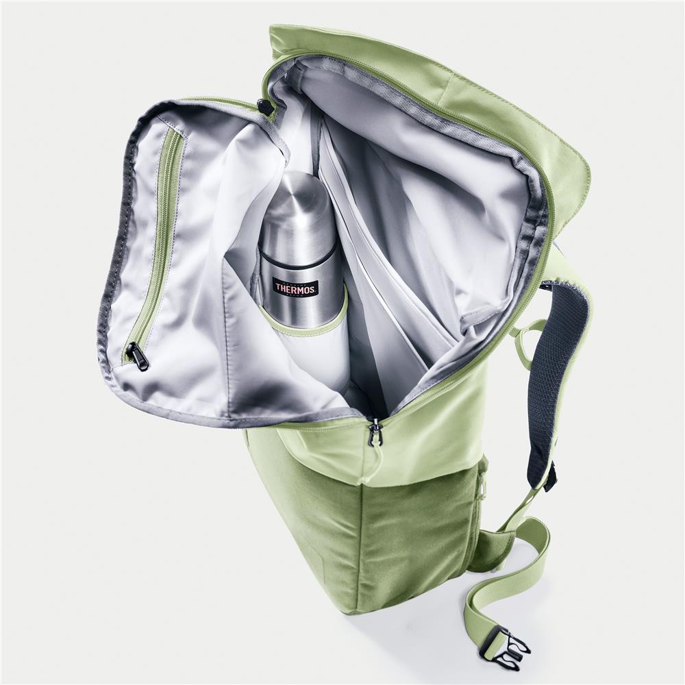 deuter UP Seoul, Rucksack, grove-mineral (grün), 26L, mit Flaschenhalter und Laptopfach