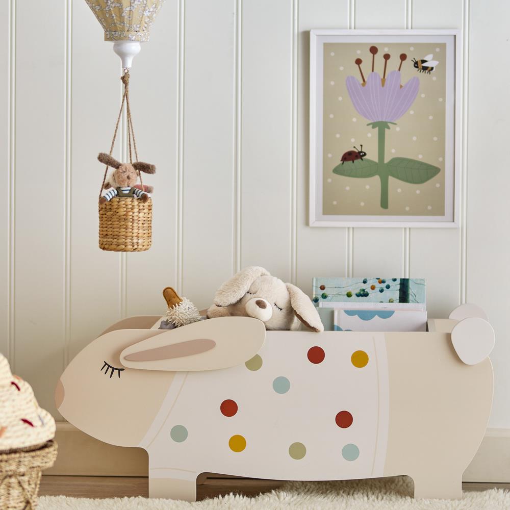 Bloomingville MINI Villja Bücherständer Bunt Holz 87cm Kinderzimmer
