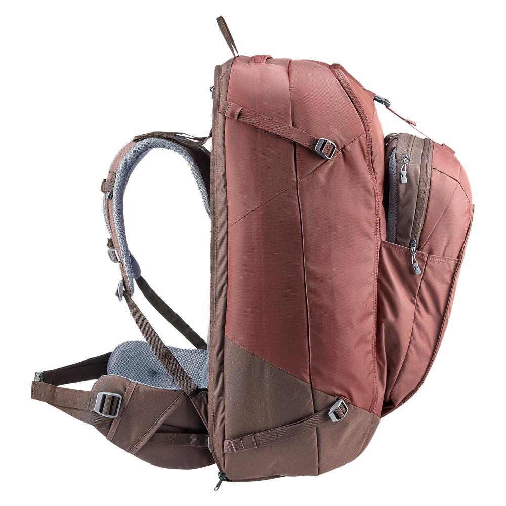deuter Access Pro 60 SL, Reiserucksack, caspia-raisin (braun), 60L, für kürzere Rücken