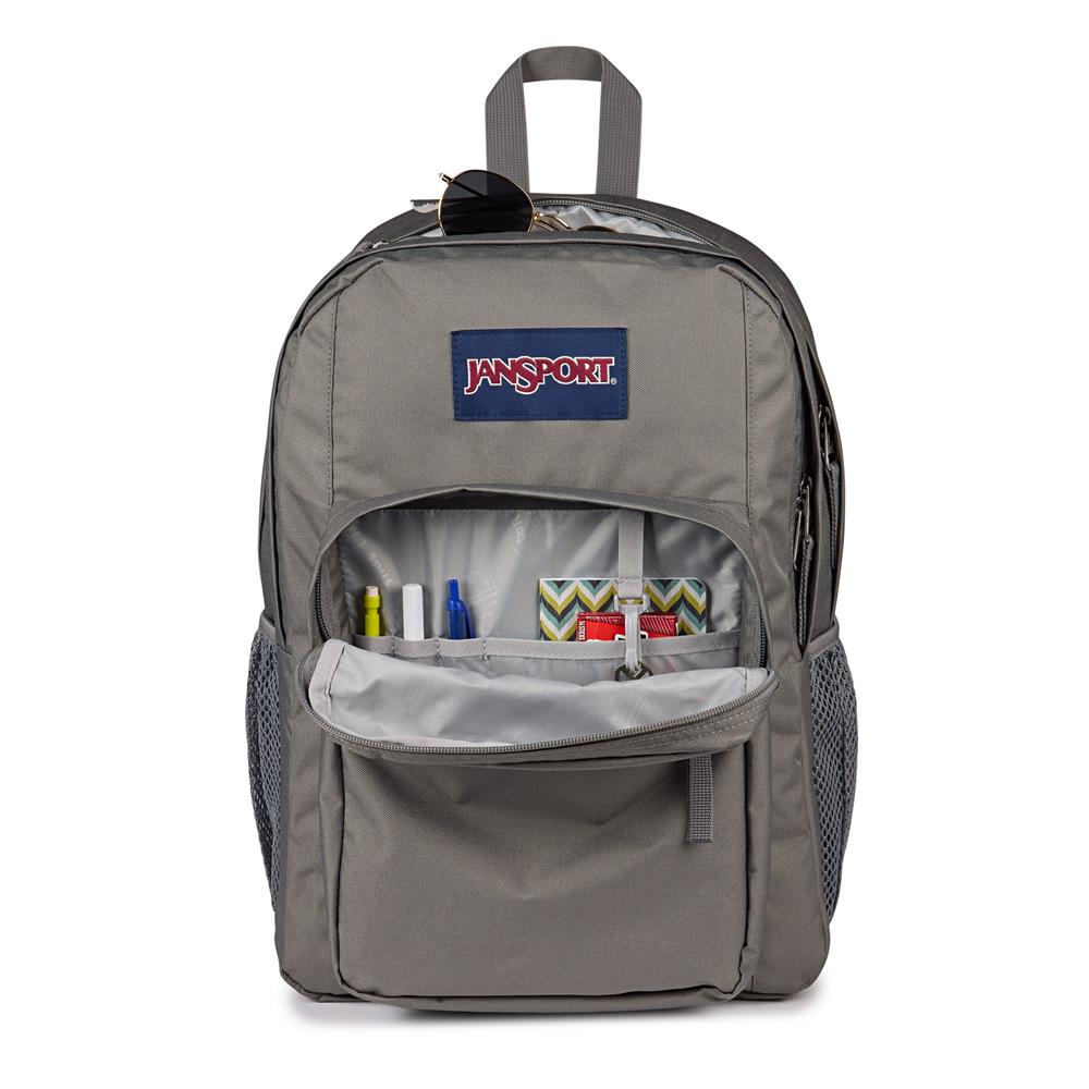 JanSport Big Day Pack Rucksack in Graphite Grey – großer Schul‑ & Laptoprucksack mit 34 L Volumen