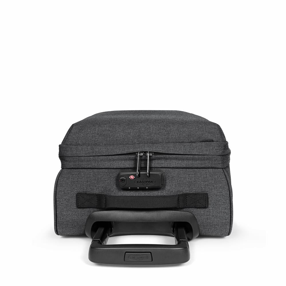 Eastpak TRANVERZ XXS, Kleiner Reisetrolley, Black Denim (grau), 25L, Rollkoffer mit 2 Rädern und TSA-Schloss