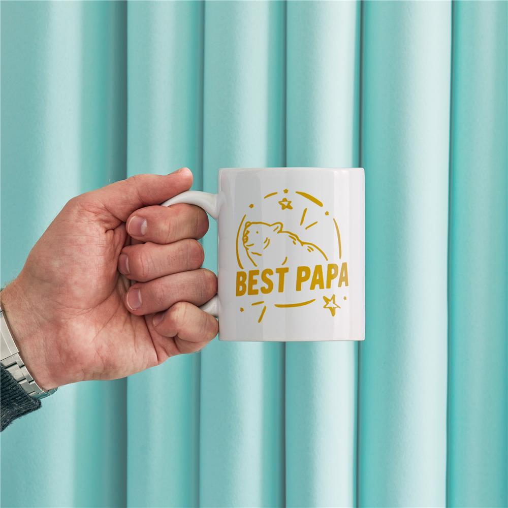 Cricut Keramikbecher Blank 350 ml Weiß 2 Stück Tassenrohling bedruckbar Kaffeetasse Trinkbecher