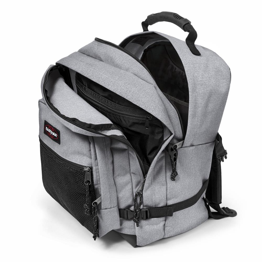 Eastpak ULTIMATE, Großer Rucksack, Sunday Grey (grau), 42L, mit Laptopfach