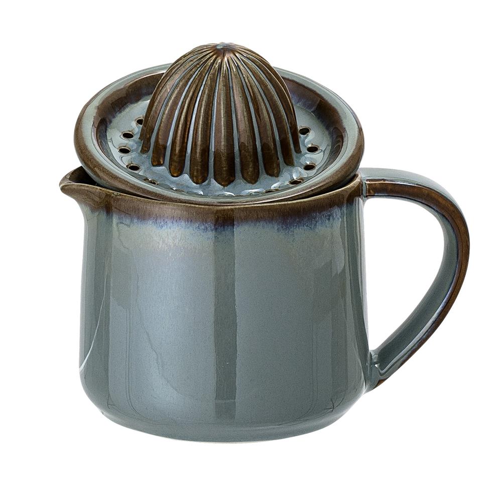 Bloomingville Pixie Zitronenpresse, Grün, Steingut, dänisches Design