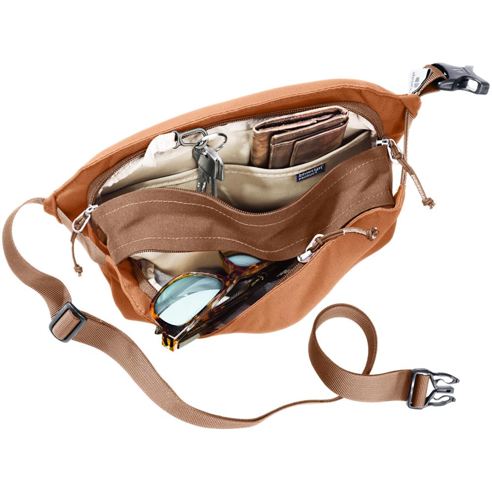 deuter Passway 2, Umhängetasche, pecan-mocha (orange), 2L, Schultertasche