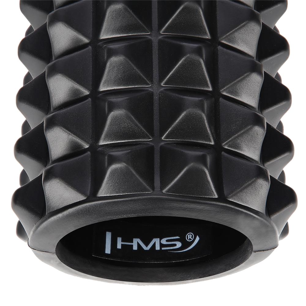 Faszienrolle Massagerolle 33 cm Schwarz für Muskelregeneration | HMS FS140