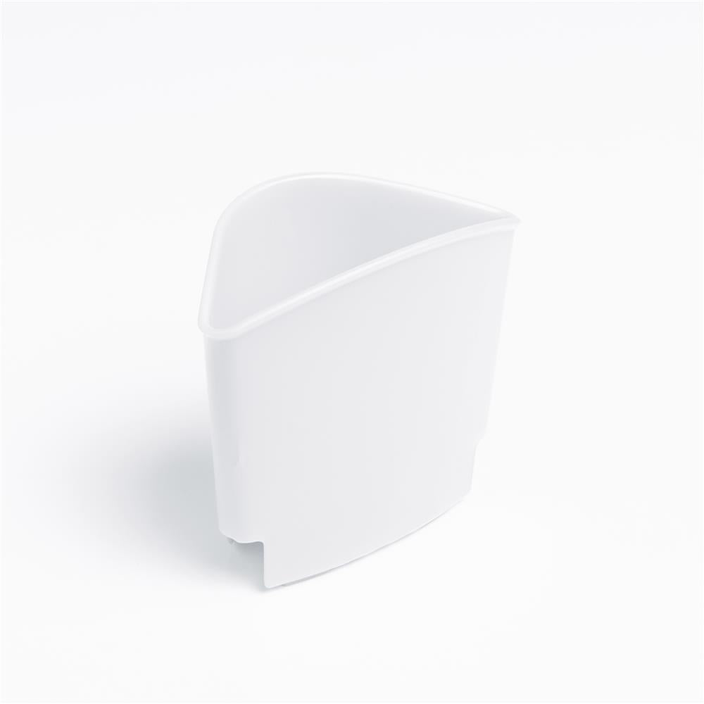 Umbra Sinkin Abtropfgestell aus Metall mit abnehmbarem Besteckkorb Weiß