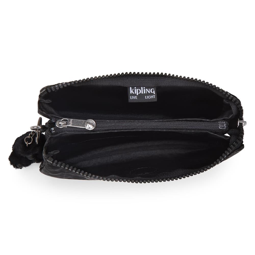 Kipling CREATIVITY L, Clutch, Signature Emb (schwarz), großer Organizer