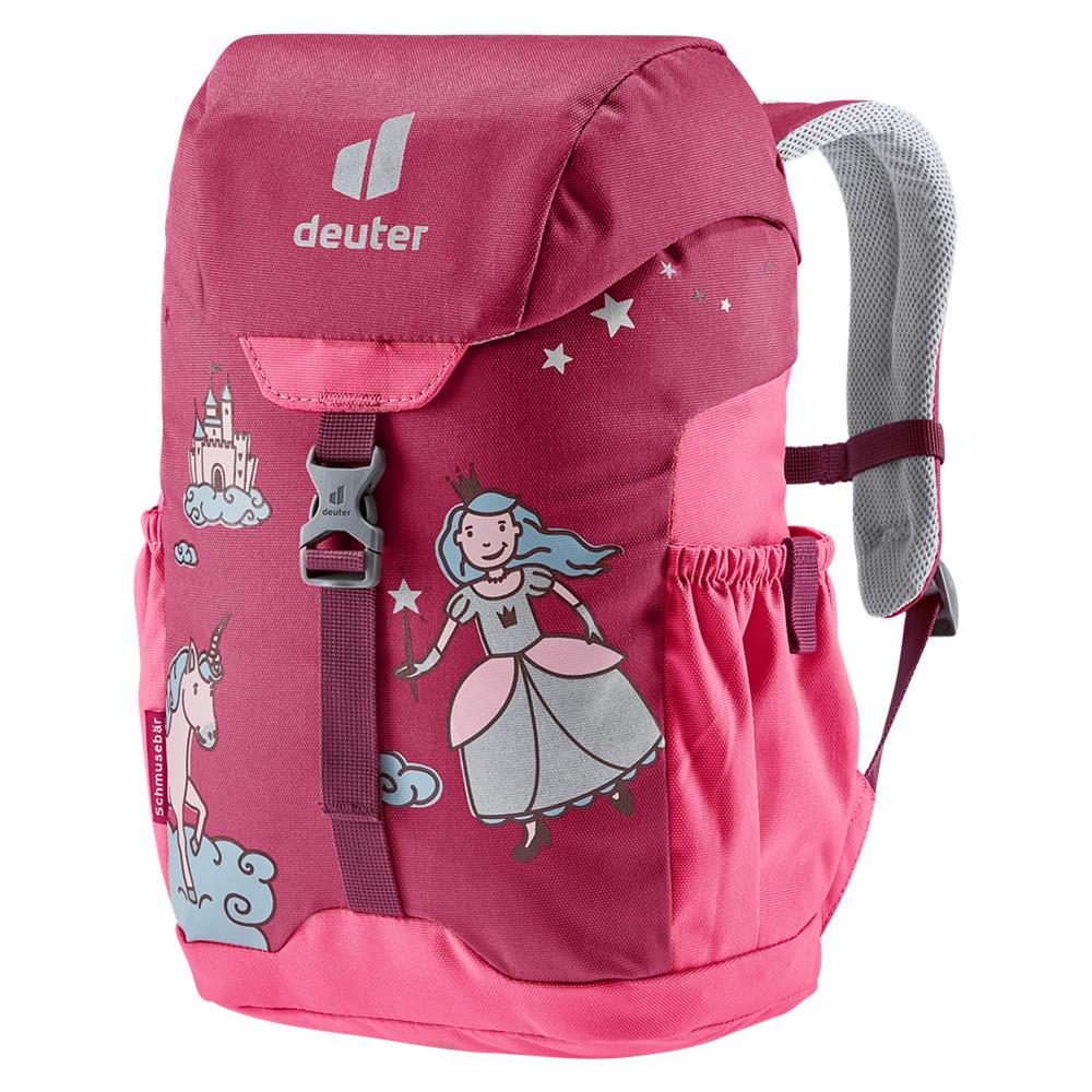 deuter Schmusebär, Kinderrucksack, Prinzessin (pink), Kindergartenrucksack