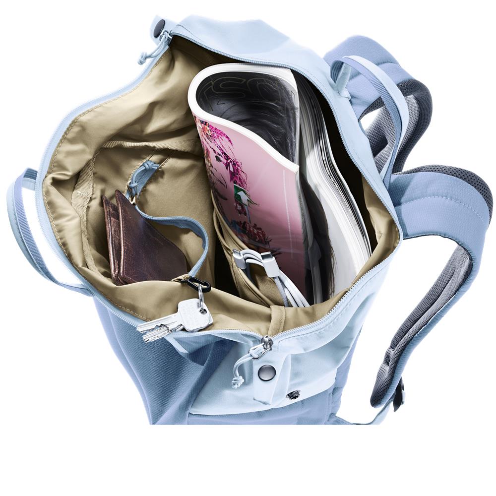 deuter Vista, Rucksack, bluejay-polar (blau), 18L, Toploader mit Reißverschluss