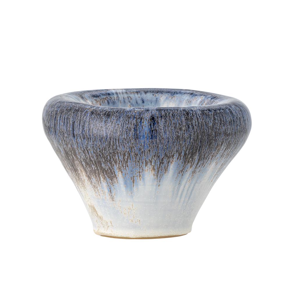 Bloomingville Finna Schale Blau Steingut 17x10,5cm 150ml