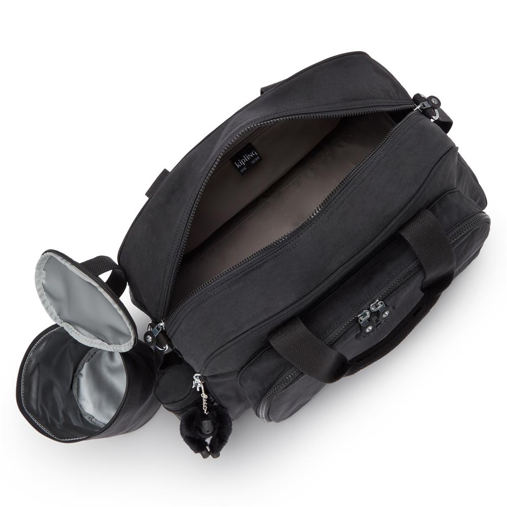 Kipling CAMAMA, Wickeltasche, Black Noir (schwarz), Babytasche mit Wickelmatte