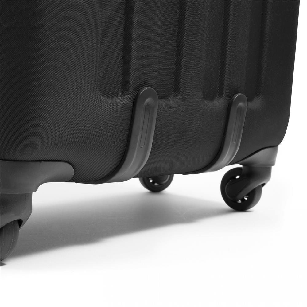 Eastpak TRANZSHELL M, Reisetrolley, Black (schwarz), 56L, Rollkoffer mit 4 Rädern und TSA-Schloss