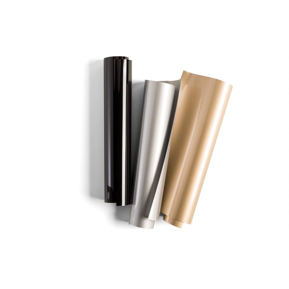 Cricut EVERYDAY Bügelfolie Classics Basteln Folie Gestalten Zubehör 3 verschiedene Farben Muster