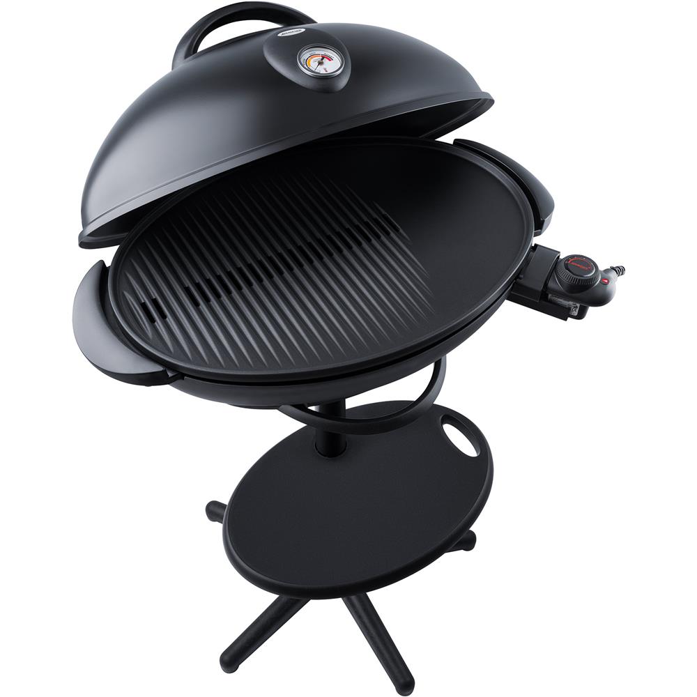 Steba BBQ-Grill VG 350 BIG – Elektrogrill 2-in-1 (Standgrill & Tischgrill), XXL Grillfläche, Antihaftbeschichtung, 2200 W