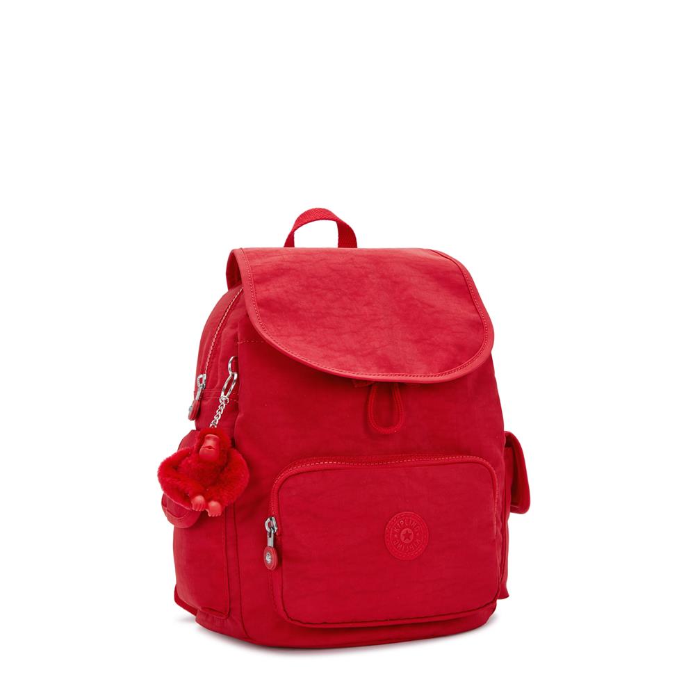 Kipling CITY PACK S, Kleiner Rucksack, Red Rouge (rot), 9L, Kompakt & Stylisch