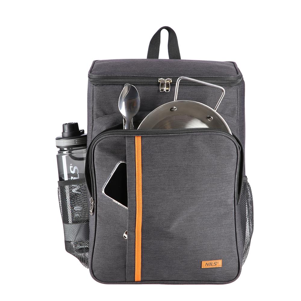 NILS Kühlrucksack 25L in Dunkelblau - Thermotasche für Picknick, Camping & Outdoor