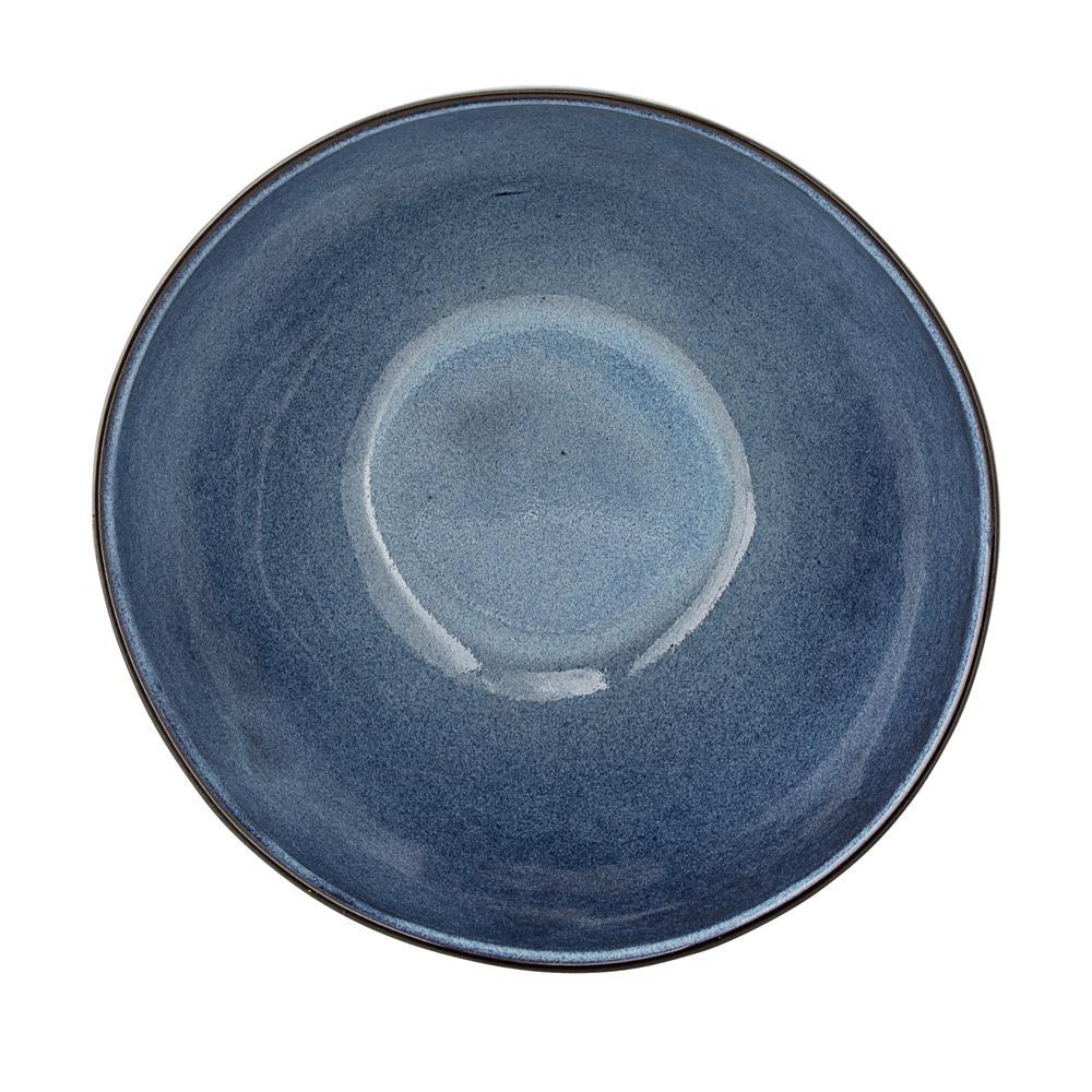 Bloomingville Sandrine Schüssel, Blau, 700ml, Steingut, dänisches Design