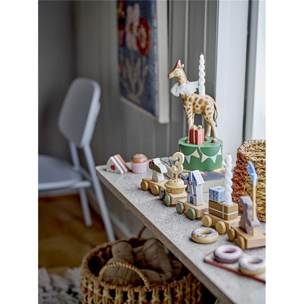 Bloomingville MINI Alfi Geburtstagszug Geburtstagsdekoration Kerzenhalter Geburtstag Kindergeburtstag