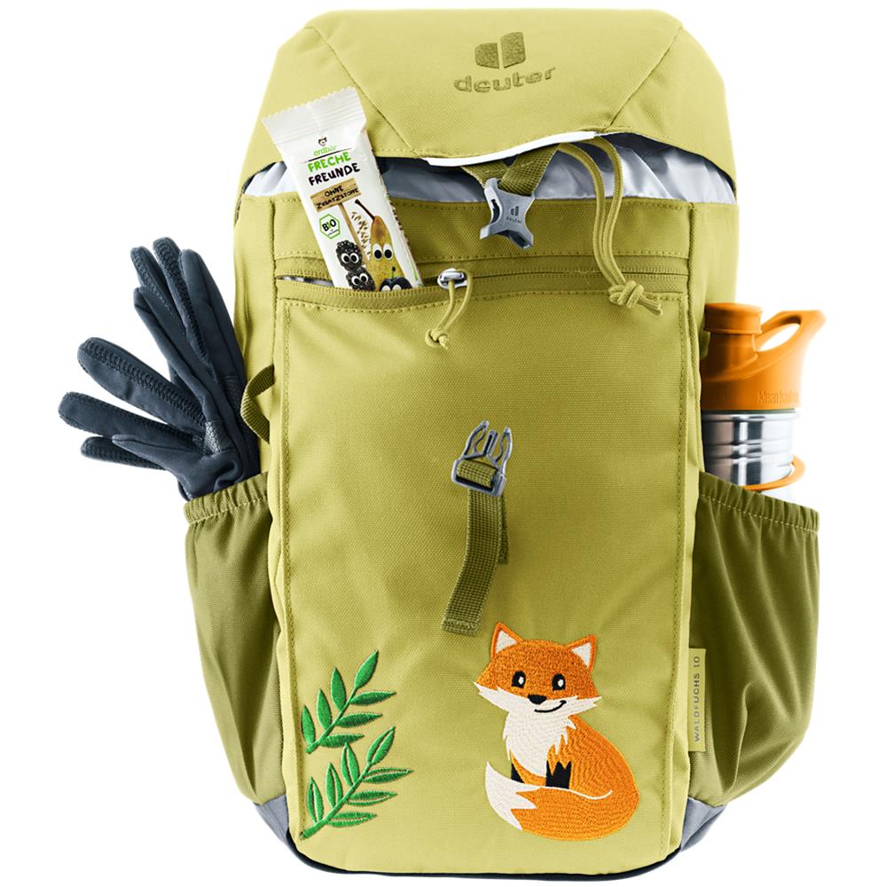 deuter Waldfuchs, Kinderrucksack, linden-cactus (grün), 10L, Kindergartenrucksack, Wanderrucksack
