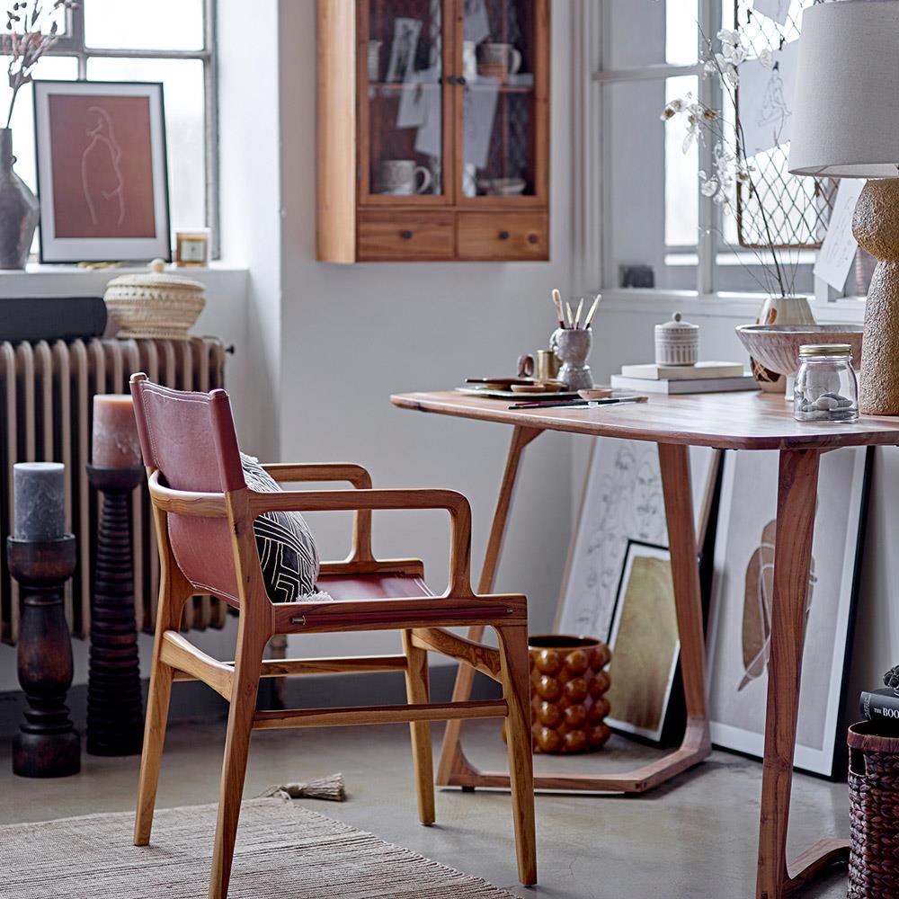 Bloomingville Rustic Kerze in Grau, 15cm, aus Paraffinwachs