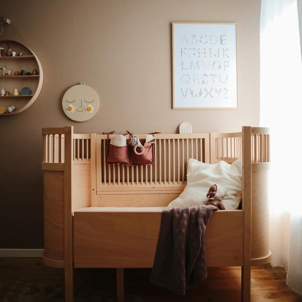 Mushie Alphabet-Poster mit Blumen, 29,7 x 42 cm