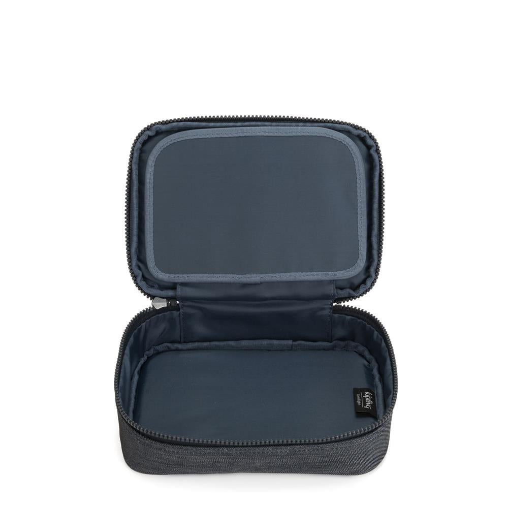 Kipling 100 PENS, Federmäppchen, Marine Navy (blau), Große Federmappe 1,5L Stifte Etui Tasche