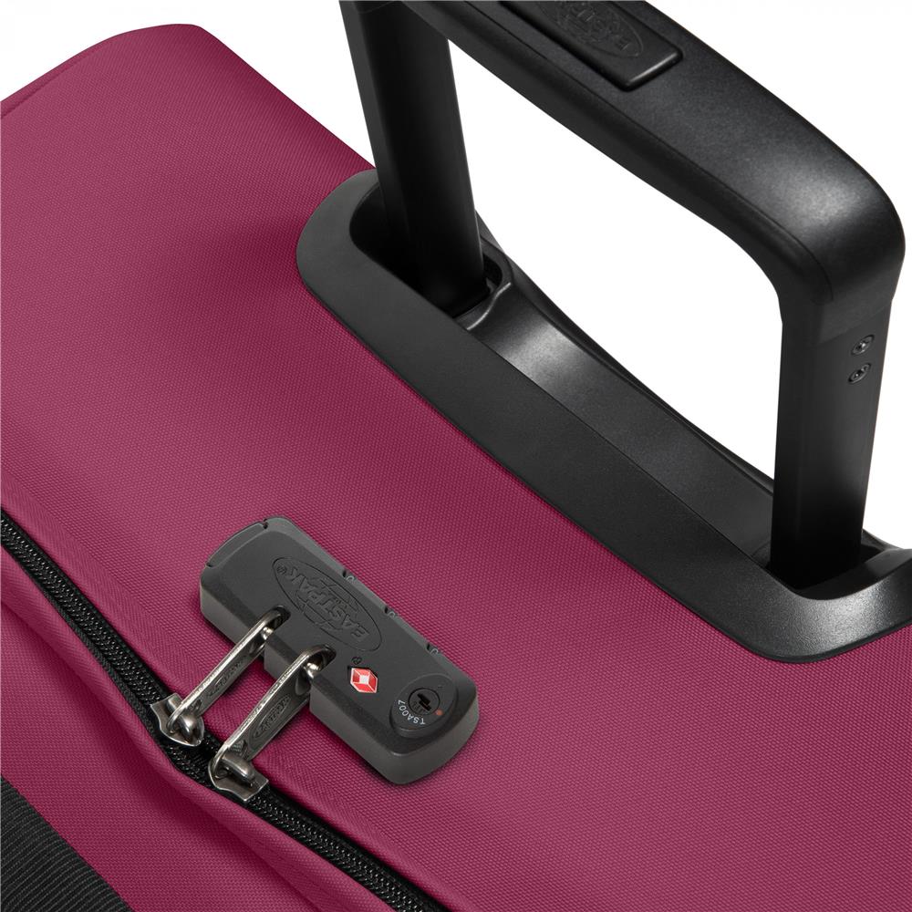 Eastpak TRANVERZ M, Reisetrolley, Wine Burgundy (rot), 78L, Rollkoffer mit 2 Rädern und TSA-Schloss
