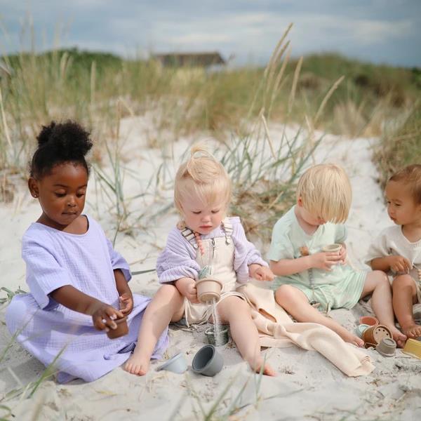 Mushie Motorik-Spielzeug Stapelbecher, Original, BPA-frei