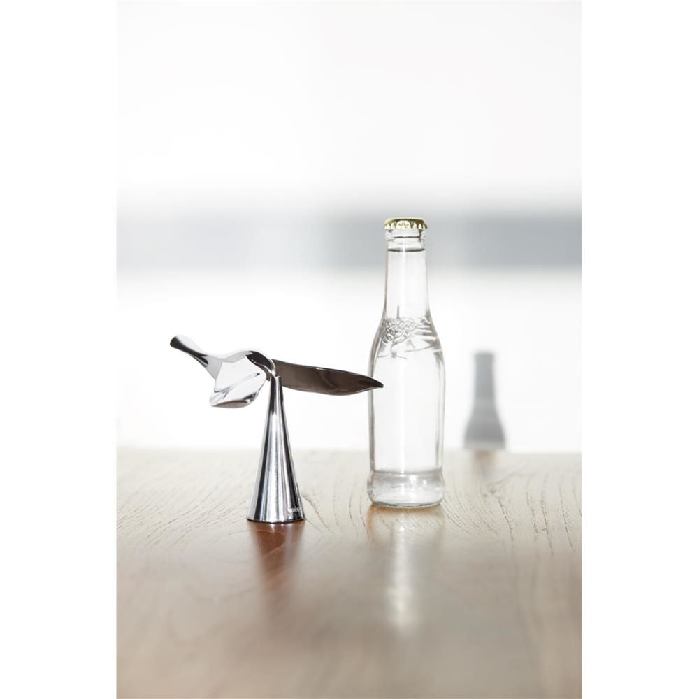 Umbra Tipsy Flaschenöffner Chrom Design Kapselheber Öffnen von Kronkorken-Flaschen Bar Accessoire