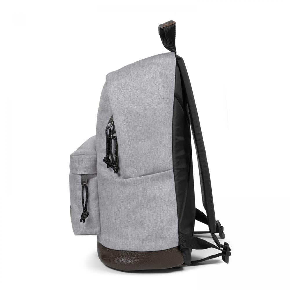Eastpak WYOMING, Rucksack, Sunday Grey (grau), 24L, mit Leder-Unterseite