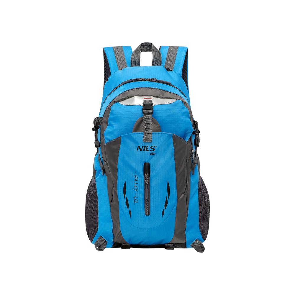 NILS CAMP Trekkingrucksack Valley 40L in Blau - leichter Outdoor Rucksack für Wandern & Trekking